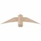 Ekena Millwork Bellingham Smooth Timber Gable Bracket, Douglas Fir, 48"W x 12"H x 1 1/2"D x 5 1/2"F, 6/12 Pitch GBW048X12X0206BEL00SDF - alternate 1